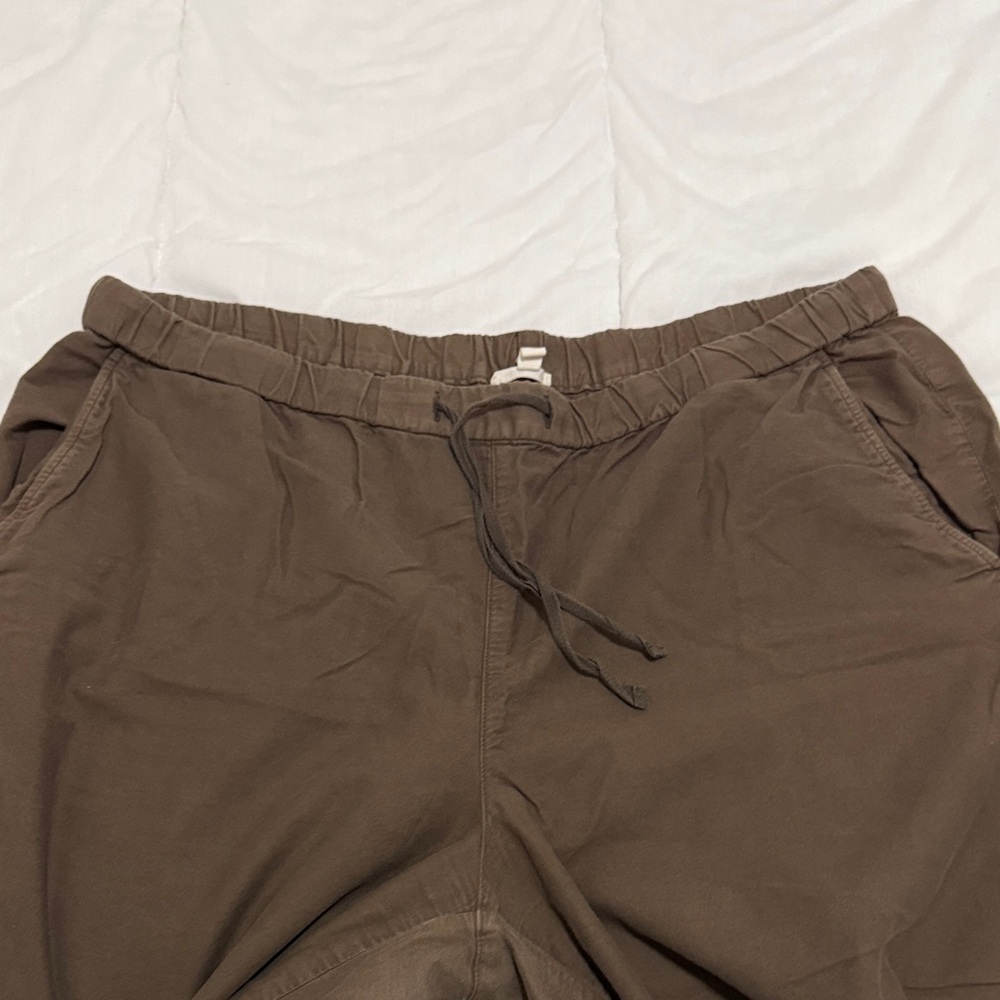Eileen Fisher Olive Wide Leg Pants - Picture 13 of 16